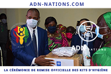 Cérémonie de remise officielle de kits d'hygiène pour la lutte contre la Covid-19 en Guinée.