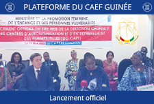 Lancement officiel de la plateforme du CAEF